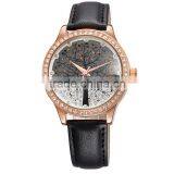 Skone 9195 Leather Strap Bling Tree Dial Watches thumbnail-2