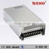 S-500-36 500w 36v Industrial Led Switching Power Supply With PFC