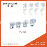 Various Side Mount Glass Shelf Brackets Cabinet Door Glass Holder thumbnail-2