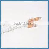 New Arrival High Speed 2 in 1 Flat Noodle USB Date Cable For IOS 8 Pin & Android thumbnail-4