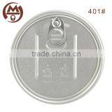 Hot Sale New Style Aluminum Can Cap 401# Easy Open Lid EOE