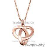 Rose Plated Knot Celtic 316l Stainless Steel Necklace Chain Supplier's Choice