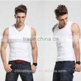 Brand Super Cotton Soft Stretchable Sleeveless t Shirt Blank Fitness 100 Cotton Men Tank Top thumbnail-2