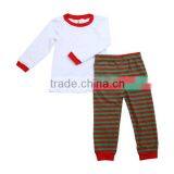 Wholesale 2016 Newest Wholesale China Long Sleeve Strip Christmas Pajamas Kids thumbnail-2