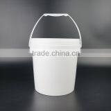 1 Gallon Plastic Pails, Small Round Barrel for Paint With Handles, 1 Gallon Chemical Container thumbnail-2
