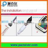 DC 5V-24V Input 12A Output 17 Keys Remote Control Mini Rgb LED Controller/dimmer thumbnail-5