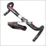 2016 Xinshun Mountain Bikes Carbon Handlebar Mtb Road Bike Accessories Bicycle Parts Grips With Stem BH2212 thumbnail-1