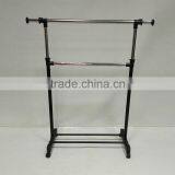 Garment Rack With 4 Wheels REACH Test Clothes Coat Drying Rack Made in Shenzhen , China thumbnail-3