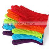 Silicone Oven Mitts,Heat-resistant Grill BBQ Baking Silicon Glove thumbnail-4