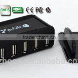 Portable Usb2.0 7 Por Hub, 480MBPS 7 Port Usb 2.0 Hub From Usb Por Hub Suppliers, Good for Gifts thumbnail-5