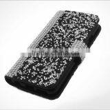 Diamond Tpu Leather Purse Phone Case Cover for Iphone 6 se 7 Plus thumbnail-6