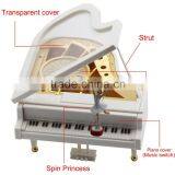 Creative Valentine's Day Gift Laputa Piano Dancing Lovely Ballerina Girls Rotating Music Box Vintage Mechanical Classical thumbnail-3