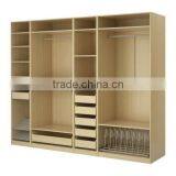 Newest Wooden Wardrobe With Mirror thumbnail-6