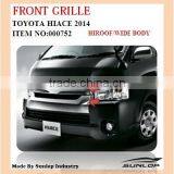 Front Grille for Toyota Hiace body parts 2014 wide body