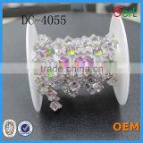 Fancy Resin Rhinestone Chain by Meter,Fashion Decorative Rhinestone Chain Triming thumbnail-2