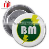 Promotional Tin Button Badges With Safety Pin