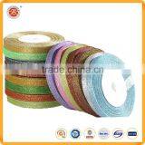 Golden Color and Satin Award Ribbon Pattern Award Ribbon For Christmas thumbnail-3