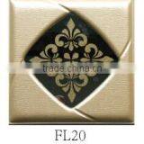 2015 Latest Beautiful 3D Leather Wall Covering Size 40cm *40cm From Haining thumbnail-1