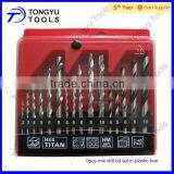 Combination Drill Bit Set for Metal and Wood and Concrete