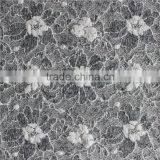 Grey Swiss Voile African Lace Knitting Fabrics for Clothing/garment thumbnail-1
