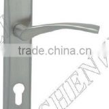 261-336 SN zinc alloy door handle on plate