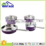 Hot Item Red Color 7pcs Cookware Set Stainless Steel Cookware Kitchen Ware Set thumbnail-4