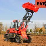 ER10 Everun Brand New Radlader 1.0 Ton CE Certificated With Pallet Forks thumbnail-3