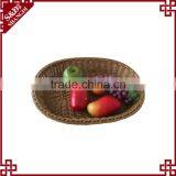 Excellent Quality Handcrafts Cane Woven Oval Fruit Basket for Display