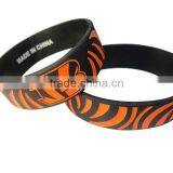 Wide sports bracelets for men silicone relationship bracelets and bangles