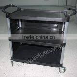 3 Tiers Plastic Commercial Restaurant And Hotel Multiduty Service Cart thumbnail-3