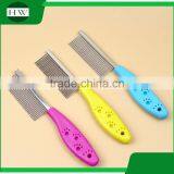 Pet Accessories Tool Stainless Steel Hanging Cat Dog Pet Bath Massage Hair Removal Grooming Slicker Brush Comb thumbnail-1