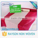 Cheap Price Custom Different Colors Square / Round Heat Resistant Nonwoven Plain Table Cover for Wedding , Home , Party thumbnail-4