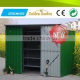 2015 Green Rustproof Zinc Coated Galvanized Metal Garden Tools Shed for Outside Garden thumbnail-5