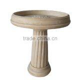 Cement Outdoor Handmade Garden Bird Bath Hot Sale thumbnail-4