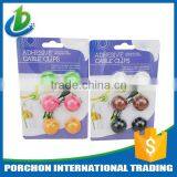 Plastic Adhesive Multipurpose Round Dual Double Cable Clips thumbnail-3