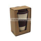 400ml Biodegradable Bamboo Fiber Coffee Cups for Gift Promotion thumbnail-4