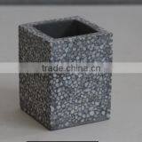 Concrete Terrazzo Pot Square Terrazzo Vase thumbnail-1
