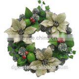 Hot Sale Chistmas Decoration Wreath Artificial Festival Party Ornament Garland thumbnail-3