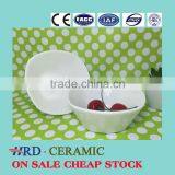 Wholesales Restaurant Cheap Ceramic Porcelain Stocked Dinner Dishes thumbnail-1