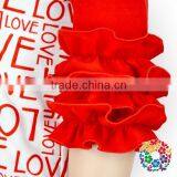 2017 Boutique Valentine Red LOVE Baby Girl Raglan Ruffle T Shirt thumbnail-5