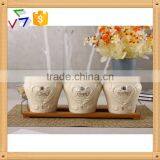 Ceramic Porcelain Canister Set,ceramic Tea Sugar Coffee Jar, Ceramic Canister,airtight Canister With Bamboo Lid thumbnail-3