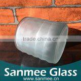 Wholesale Frosted Diamond Pattern Wine Glass Shape Candle Holders thumbnail-2