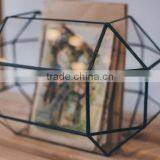 Large Wedding Card Holder Glass Box Mailbox Geometric Terrarium thumbnail-2