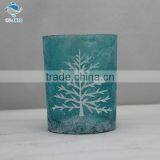 Luxury Design Green Tree Pattern Home Decoration Glass Crystal Gift Craft thumbnail-1