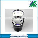 Portable Zinc Alloy Ashtray With LED Lamp