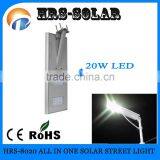 5M 6MGarden Integrated Solar LED Street Light All in One Factory Price thumbnail-1
