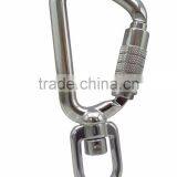 A204KTL Tool Swivel Carabiner Aluminum 8kN Safety Tether Hook thumbnail-1
