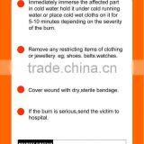 P1051 First Aid - Burns and Scalds Poster thumbnail-1