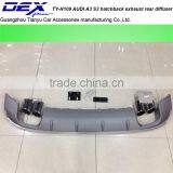 Rear Bumper Diffuser For A~udi A3 S3 Hatchback Diffuser thumbnail-1