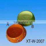 Decorative Glazed Antique Ceramic Pet Bowl thumbnail-1